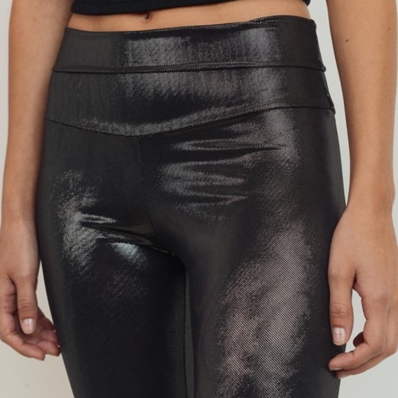 Store Closing - Last 3‼️ High Waist Metallic Leggings - Picture 2 of 6